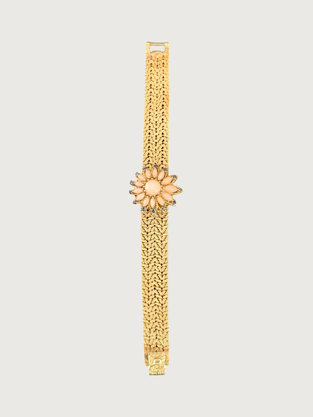 Piaget Reference 3956 N21 Yellow Gold Coral and Sapphire-set - Image 4