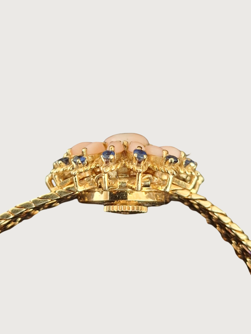 Piaget Reference 3956 N21 Yellow Gold Coral and Sapphire-set - Image 7